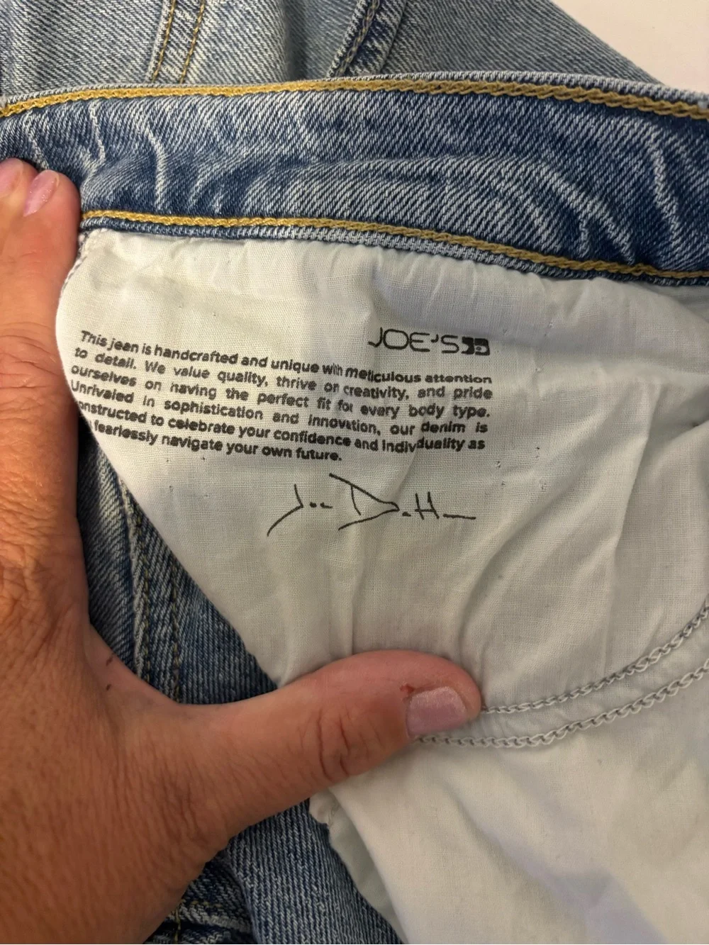 Joe's Jeans Light Blue Denim Jeans